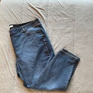 AVA & VIV Women's Mid Rise Skinny‎ Jeans Dark Wash Stretch Size 20